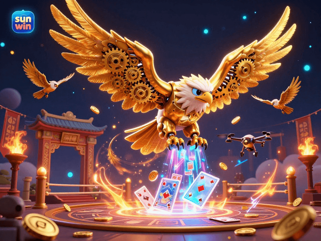 Win big at sun win casino with an ultra-detailed 3D scene capturing a vibrant casino atmosphere.