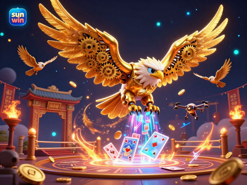 Win big at sun win casino with an ultra-detailed 3D scene capturing a vibrant casino atmosphere.