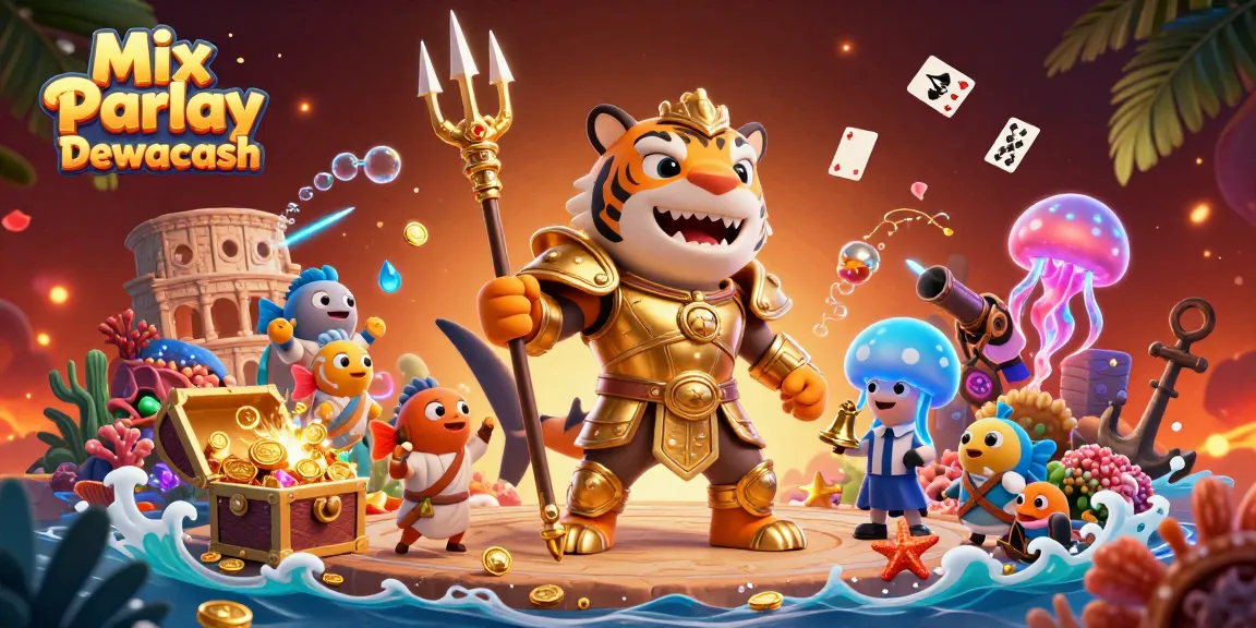 Engage with Mix Parlay Dewacash in an underwater colosseum filled with treasures and excitement.