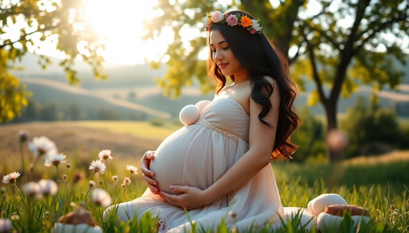 So entstehen sanfte Bilder beim Babybauch Fotoshooting